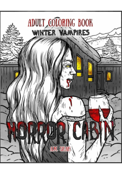 Adult Coloring Book Horror Cabin