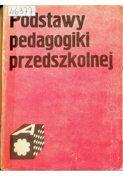 Podstawy pedagogiki przedszkolnej