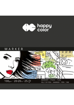 Blok do markerów ART 20x20 cm 25K 100g Happy Color