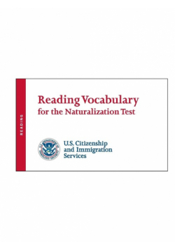 Reading Vocabulary for the Naturalization Test