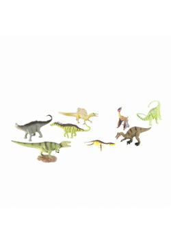 Zestaw dinozaurów w tubie 8szt.
