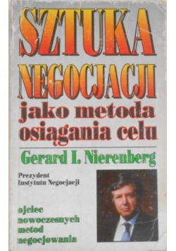 Sztuka negocjacji jako metoda osiągania celu