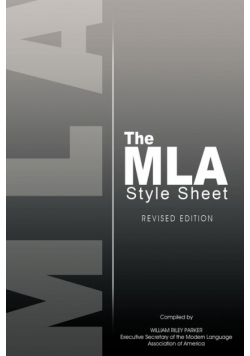 The MLA Style Sheet