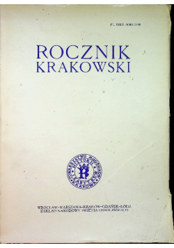 Rocznik Krakowski Tom LIII