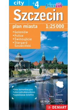 Szczecin Plan miasta 1:25 000