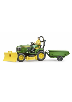 Traktorek John Deere z figurką ogrodnika