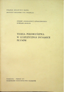 Teoria podobieństwa w geofizycznej dynamice płynów