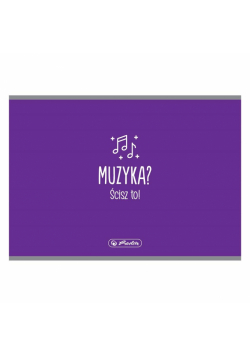 Zeszyt do nut A5/16K muzyka poprzeczny (10szt)