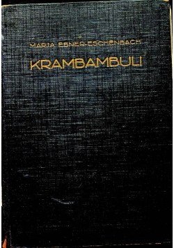 Krambambuli 1930 r