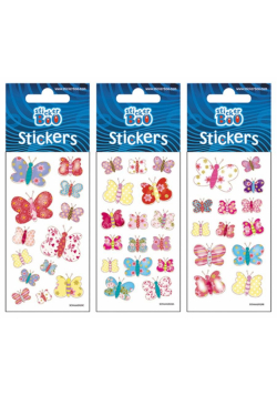 Naklejki Sticker BOO silver motyle