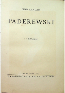 Paderewski 1935 r