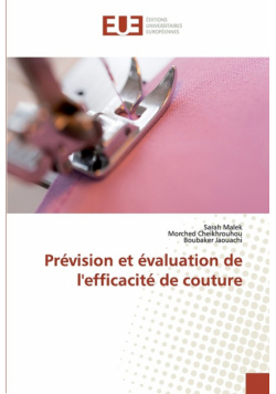 Prévision et évaluation de l'efficacité de couture