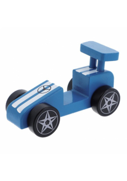 Zabawka drewniana - Racing car Blue TREFL