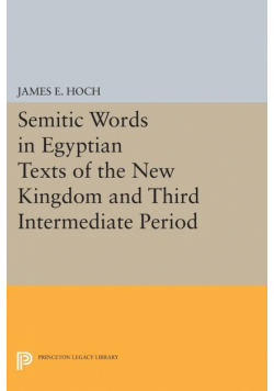 Semitic Words in Egyptian Texts of the New Kingdom and Third Intermediate Period