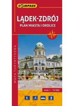 Plan miasta - Lądek-Zdrój i okolice 1:15 000