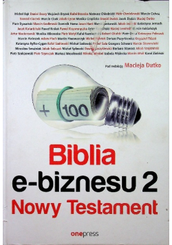 Biblia e - biznesu 2 Nowy Testament