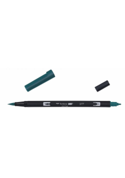 Flamaster dwustronny akwarelowy dark green (6szt)