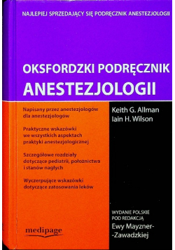 Oksfordzki podręcznik Anestezjologii