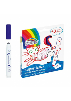 Pisaki Super Baby 8 kolorów FIORELLO