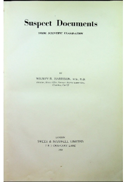 Suspect Documents