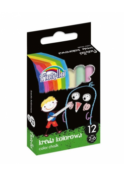 Kreda kolorowa 12 kolorów FIORELLO