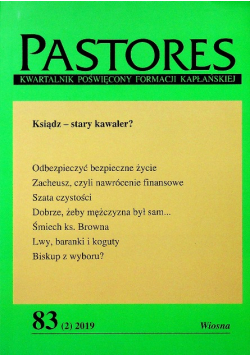 Pastores nr 83 / 19  Ksiądz stary kawaler