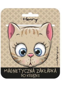 Zakładka magnetyczna. Kotek
