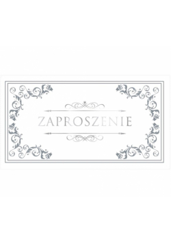 Zaproszenia Style nr 05 (opakowanie 10 szt)