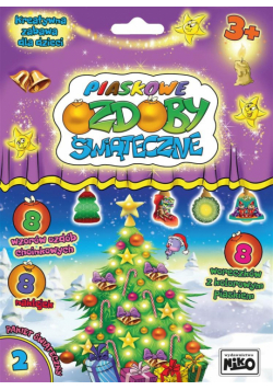 Piaskowe ozdoby świąteczne. Pakiet nr 2