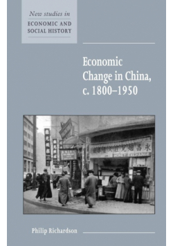 Economic Change in China, C.1800 1950