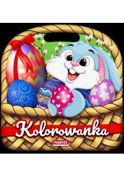 Koszyczek wielkanocny z naklejkami