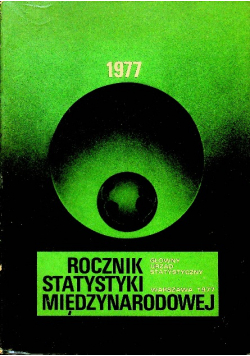Rocznik statystyki międzynarodowej 1977