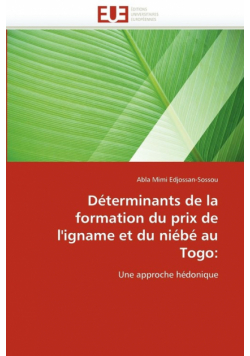 Déterminants de la formation du prix de l''igname et du niébé au togo