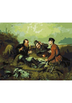 Malowanie po numerach - Polscy chłopi 30x40cm