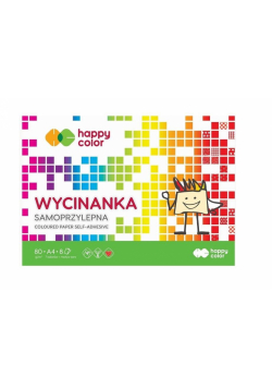 Blok Wycinanka samoprzylepna A5/8K HAPPY COLOR