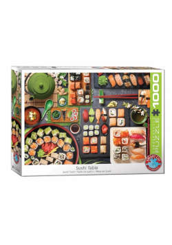 Puzzle 1000 Potrawy stołu japońskiego - Sushi