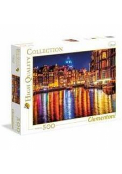 Puzzle 500 Amsterdam nocą
