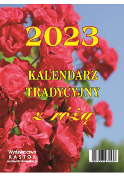 Kalendarz 2023 KL14 Tradycyjny z różą zdzierak