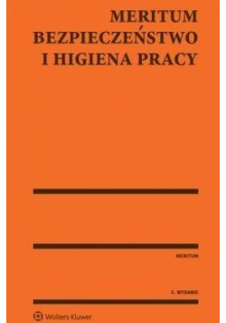 Meritum. Bezpieczeństwo i higiena pracy w.5