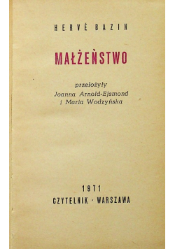 Małżeństwo