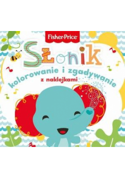 Fisher Price Kolorowanka podłogowa. Słonik
