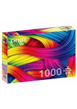 Puzzle 1000 Kolorowa dzianina