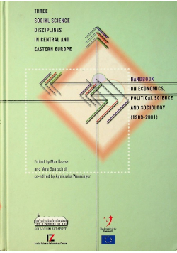 Three Social Science Disciplines in Central and Eastern Europe handbook on economics, political science and Socioogy