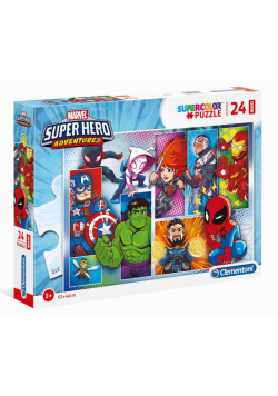 Puzzle 24 Super Kolor Superhero maxi