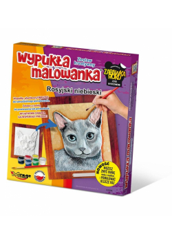 Wypukła malowanka Koty - Rosyjski niebieski
