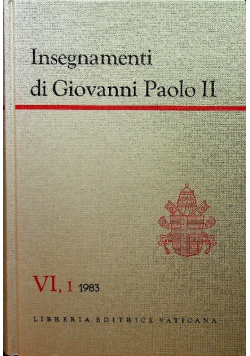 Insegnamenti di Giovanni Paolo II tom VI część 1 1983