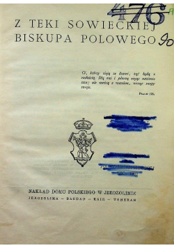 Z teki sowieckiej biskupa polowego 1943 r.