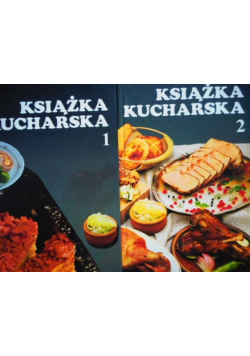 Książka kucharska Przepisy kulinarne narodów Jugosławii tom 1 i 2
