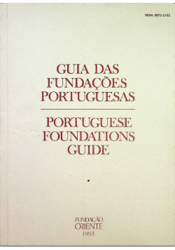 Guia as fundacies portugaesas / Portuguese foundations guide