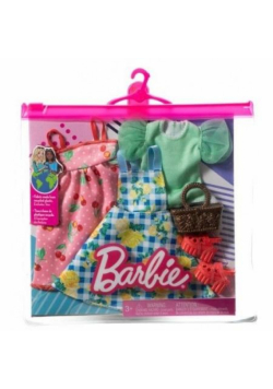 Barbie Ubranka + akcesoria 2pak HJT33